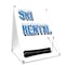 Signmission Ski Rental, 36 Inch x 24 Inch A-frame Yard Sign, Plastic Sign SBC-2436-Ski Rental - alternate 1