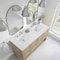 James Martin Vanities Breckenridge 60 in. Double Vanity, Whitewashed Oak, w/ 3 CM Lime Delight Quartz Top 330-V60D-WWO-3LDL - alternate 6