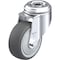 Blickle Kingpin Swivel Caster, TPR, 3-1/8", 220 lb. LKRA-PATH 80KF - alternate 1