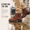 Handpoint Men's 6 in Soft Toe Slip Resistant Durable Breathable Work Boots, 6.5 84314D-6.5 - alternate 6