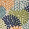 Homeroots 10' X 14' Blue And Green Indoor Outdoor Area Rug 521639 - alternate 8