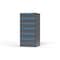 Strong Hold 6 drawer cabinet - (6x 8ft) - Blue accents - Keyed Different S3060-PPDAS-0604FS - alternate 3