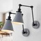 Jonathan Y Rover 7" Classic Industrial Metal Adjustable Arm LED Wall Sconce, Gray/Black, 2PK JYL7462H-SET2 - alternate 9