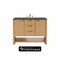 James Martin Vanities Solene 48 in. Single Vanity, Seaside Oak, w/ 3 CM Parisien Bleu Silestone Top D225-V48-SSO-FPBL - alternate 1