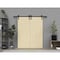 Sartodoors Sliding Double Barn Doors with Hardware, Planum 0010 Vertical Natural Veneer, 13FT Rail Hangers Stu PLANUM0010DB-B-VSH-4896 - alternate 1