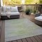 Homeroots 9' X 12' Sage And Artichoke Green Abstract Washable Indoor Outdoor Area Rug 587228 - alternate 9