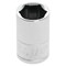 Performance Tool 1/4 In Dr. Socket 7/16 In, W36014 W36014 - alternate 1