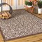 Jonathan Y Madrid Vintage Filigree Textured Weave Taupe/Espresso 9 ft. x 12 ft. Indoor/Outdoor Area Rug SMB107C-9 - alternate 6