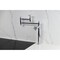 Kingston Brass Deck Mount Pot Filler Faucet with Knurled Handle, Polished Chrome KS3701RKZ - alternate 5