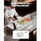 Vevor Commercial Food Warmer Glass Cover 1500W Bain Marie with Three Food Pans M-2213 - alternate 7