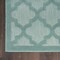 Homeroots 9' X 12' Aqua Indoor Outdoor Area Rug 522134 - alternate 9