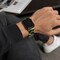 Elegani Alligator-Embossed Leather Band Compatible with Apple Watch 40mm, Army Green, Yellow Gold Buckle LAT5-AGRN-YGD-40 - alternate 4
