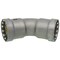 Viega MegaPressG 45 elbow P1 1.5 P2 1.5 carbon steel zinc-nickel coating 25251 - alternate 3