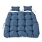 Leisuremod 2-Person Hanging Egg Chair Cushion, Weather-Resistant, Headrest & Zippered Cover ES52C-NBU - alternate 8