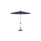 Treasure Garden 9 ft Patio Umbella, aluminum, fiberglass ribs, outdoor, Neptune UM840-SS 6433 Neptune - alternate 1