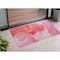 Homeroots 2' X 3' Pink Abstract Washable Indoor Outdoor Area Rug 559757 - alternate 1