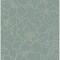 A-Street Prints Gardena Sea Green Embroidered Floral Wallpaper 4122-27006 - alternate 1