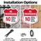 Signmission No Trespassing Shield Sign No Animals Ve, 6 Inch X 6 Inch, Plastic Sign SHI-P-6-413 - alternate 5