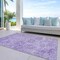Homeroots 8' X 10' Lavender And Gray Damask Washable Indoor Outdoor Area Rug 603770 - alternate 9