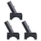 Moultrie Feeder Feet, Metal, Black, For: 1-1/4 in Round and 1-1/2 in Square Legs MFA-15008 - alternate 1