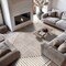 World Rug Gallery Modern Geometric Area Rug 7 ft 10 in x 10 ft Beige WR91BEIGE8X10 - alternate 1