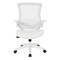 Office Star Products Ventilated Seating White Screen Back Manager's Chair, White EM60926WH-U11 - alternate 5
