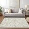 Homeroots 10' X 14' Beige And Ivory Damask Washable Indoor Outdoor Area Rug 614406 - alternate 9
