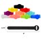 Grizzly Supply Self-Gripping Cable Tie, 8 in L, 0.75 in W, Hook and Loop Closure, Reusable, Assorted Colors, 10PK GS-HL8x3/4-Colored-10 - alternate 12