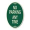 Signmission No Parking Any Time, 12 Inch X 18 Inch Designer, Heavy Gauge Aluminum A-OV-G-1218-9827 - alternate 1