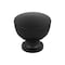 Amerock Chalice 1-1/4 inch (32mm) Diameter Matte Black Cabinet Knob, 10PK 10VMP37022MB - alternate 1
