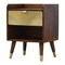 Homeroots 23" Brown Solid Wood One Drawer Nightstand 701707 - alternate 10