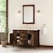 James Martin Vanities Kinnsden 48" Single Vanity, Sable Oak w/ 3 CM White Zeus Silestone Top D680-V48-SBK-3WZ - alternate 10