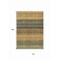 Homeroots 10' X 14' Wheat Brown And Teal Blue Striped Washable Indoor Outdoor Area Rug 614856 - alternate 9