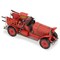 Homeroots 7" Red and Gold Metal Hand Painted 1923 style fire truck Model Car 489411 - alternate 1