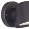 Homeroots Matte Black LED Short Cone Wall Light 398821 - alternate 4