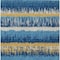 Homeroots 10' X 14' Navy Blue Gold And Ivory Striped Washable Indoor Outdoor Area Rug 598375 - alternate 7