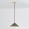 Hudson Valley Lighting Clivedon 12 in. Pendant in Aged Brass/Soft Studio Green by Mark D. Sikes MDS1401-AGB/SSG - alternate 6