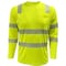 Reflective Apparel ANSI Type R Class 3 Long Sleeve T-Shirt with COOLMAX Technology 204CMPS-LM-2X - alternate 1