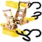 Xpose Safety Ratchet Straps Heavy Duty, 1 In x 15 FT Tie Down Straps Ratchet Operated with Double S Hooks, 4-PK RTD115-DSH-4-X - alternate 7