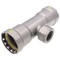 Viega MegaPressG tee P1 1.5 P2 1.5 FPT 1 carbon steel zinc-nickel coating 25446 - alternate 3