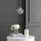 Jonathan Y Kurtz 9.5" Adjustable Drop Metal/Glass LED Pendant, Chrome JYL3517B - alternate 11