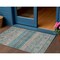 Homeroots 3' X 5' Teal Blue Salmon And Beige Medallion Washable Indoor Outdoor Area Rug 615914 - alternate 1