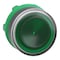 Schneider Electric Illuminated Push Button, Flush, Maintained / Momentary Action, Push Release, Illuminated, Green ZB5AW333S - alternate 1