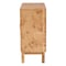 Bali & Pari Latika Modern and Contemporary Natural Mappa Real Burl Wood Storage Cabinet 249-13925-ZORO - alternate 9