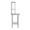 Flash Furniture Rawcliffe Work Table, 18 Gauge Stainless Steel Top Shelf and Double Overshelves and Undershelf NH-WT-2448-OSH-GG - alternate 7