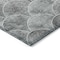Homeroots 9' X 12' Gray Charcoal And Ivory Abstract Washable Indoor Outdoor Area Rug 577671 - alternate 8
