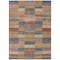 Homeroots 5' X 8' Beige Blue And Gold Striped Washable Indoor Outdoor Area Rug 615465 - alternate 8