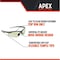 Malta Dynamics APEX, Safety Glasses, Indoor/Outdoor Lens, 12 PK SG1016-12 - alternate 6