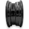 Steel Master 15X6 5 On 4.5 Black Boxed Wheels 600950BLK - alternate 4