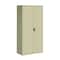 Hirsh Storage Cabinet, 72 in H, 36 in W, 18 in D, Recessed Twist, Keyed, Putty, 4 Shelves 22004 - alternate 1